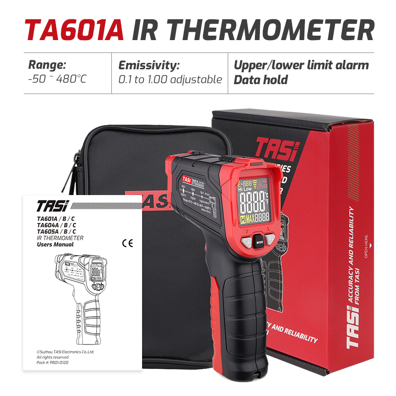Industrial Laser Tool - TA601A TA601B TA601C 赤外線温度計レーザー IR 温度ガン非接触デジタルパイロメーター工業用測定ツール