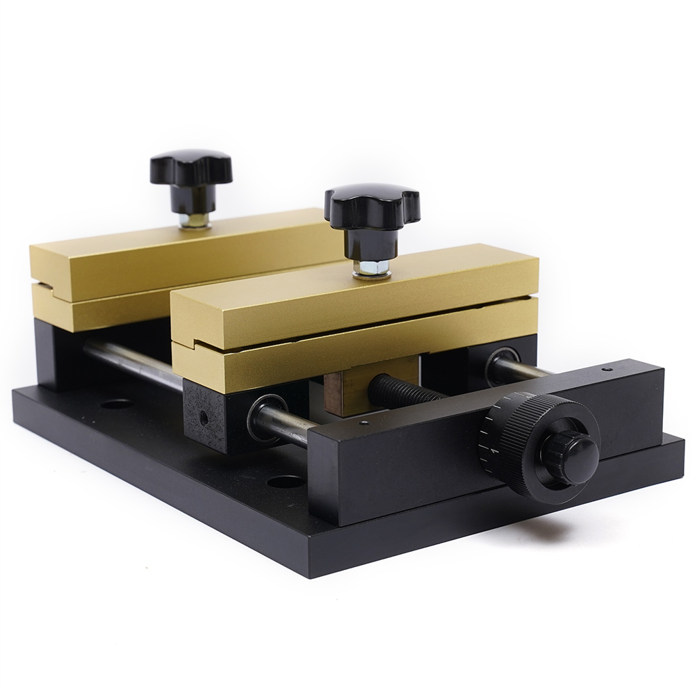 Laser Marking Machine - レーザー切断彫刻マーキングマシン固定治具陽極酸化アルミニウム合金片側固定スライドクランプ皿穴付き取り付け穴付きM5 M6ネジ対応工業用レーザー機器ワークピースクランプツール