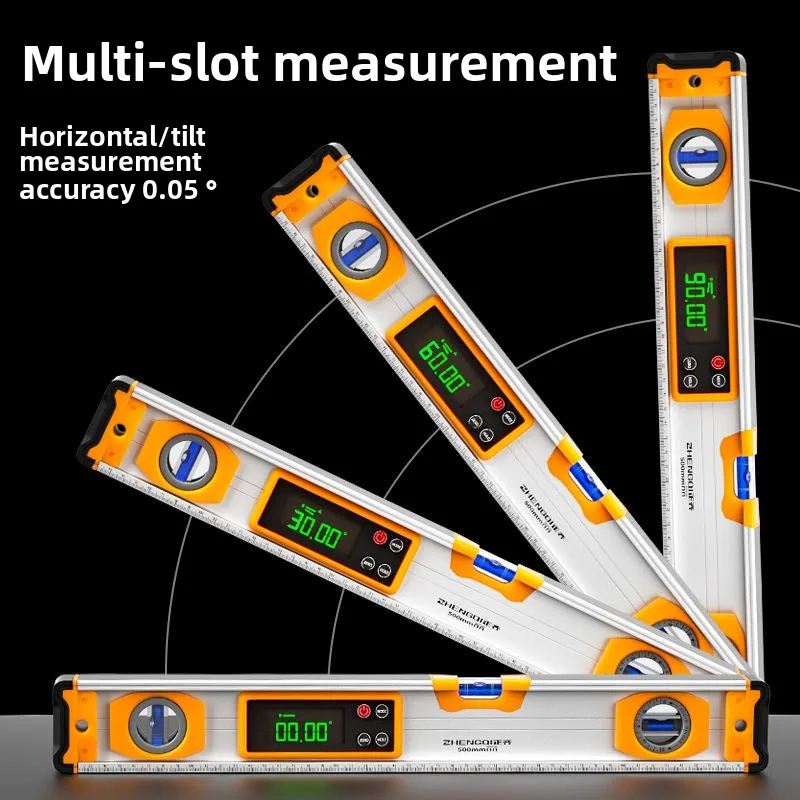 Industrial Laser Line Generator - 安定したデジタルレベル定規高精度電子レベル定規工業用グレード強力磁気レベルレーザー測定器007