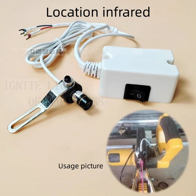 Industrial Laser Line Generator - 切断赤外線切断機、テーブルソー、ナッピングマシン クロスラインドットレーザー位置決め赤外線ランプライト