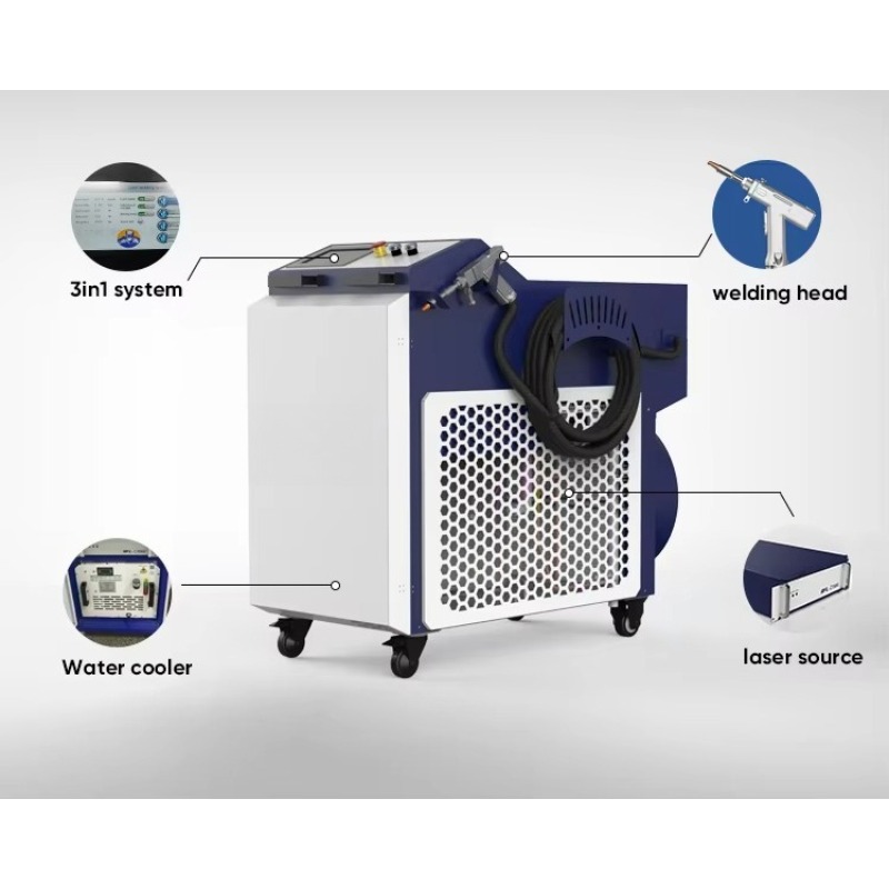 安定した新状態の自動ハンドヘルドファイバーレーザー溶接機、金 - Industrial Laser Welding Machine のレビューと価格