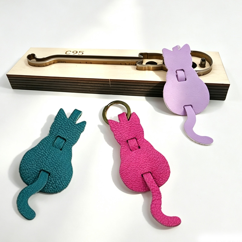 C95 猫の形の革切断型 DIY 手作りキーホルダークラフト - Industrial Laser Tool のレビューと価格