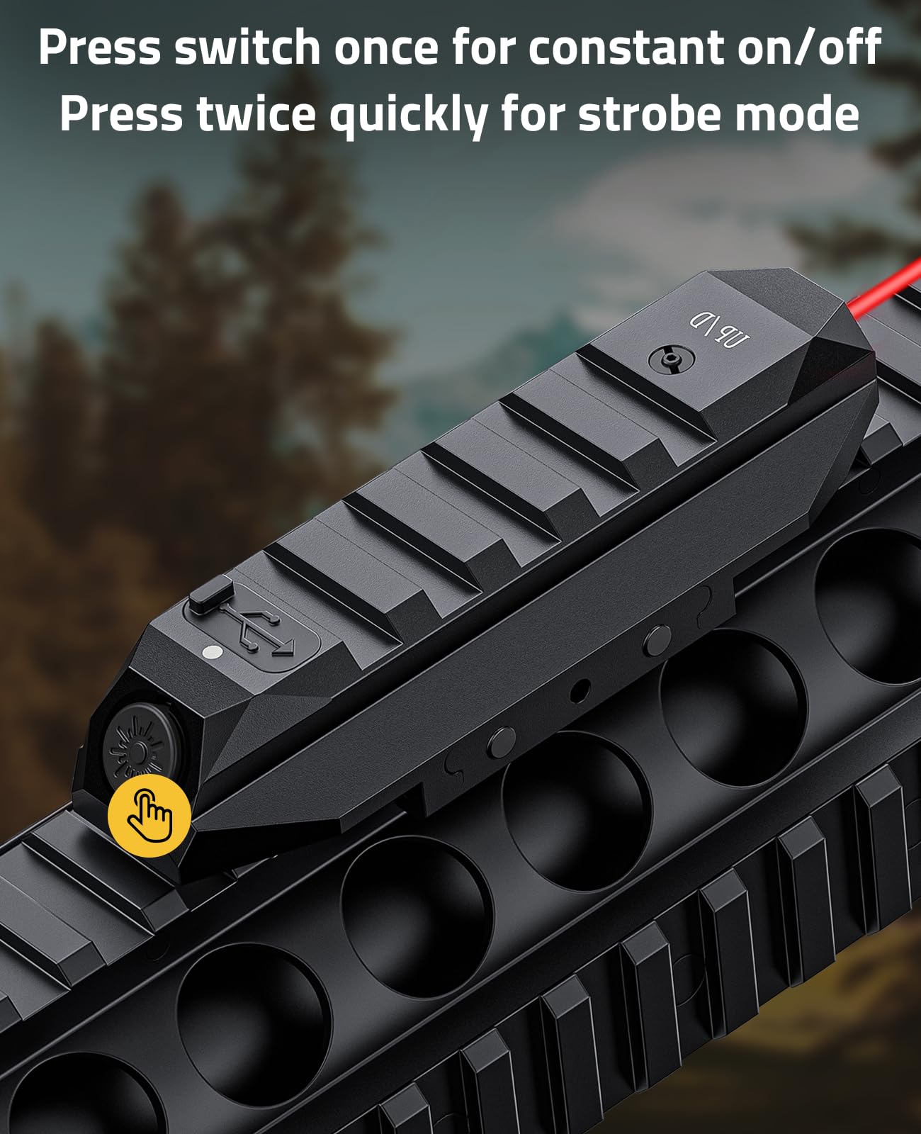 ライフルのためのCVLIFEロープロファイルレーザー視力戦術 - Industrial Laser Gun のレビューと価格