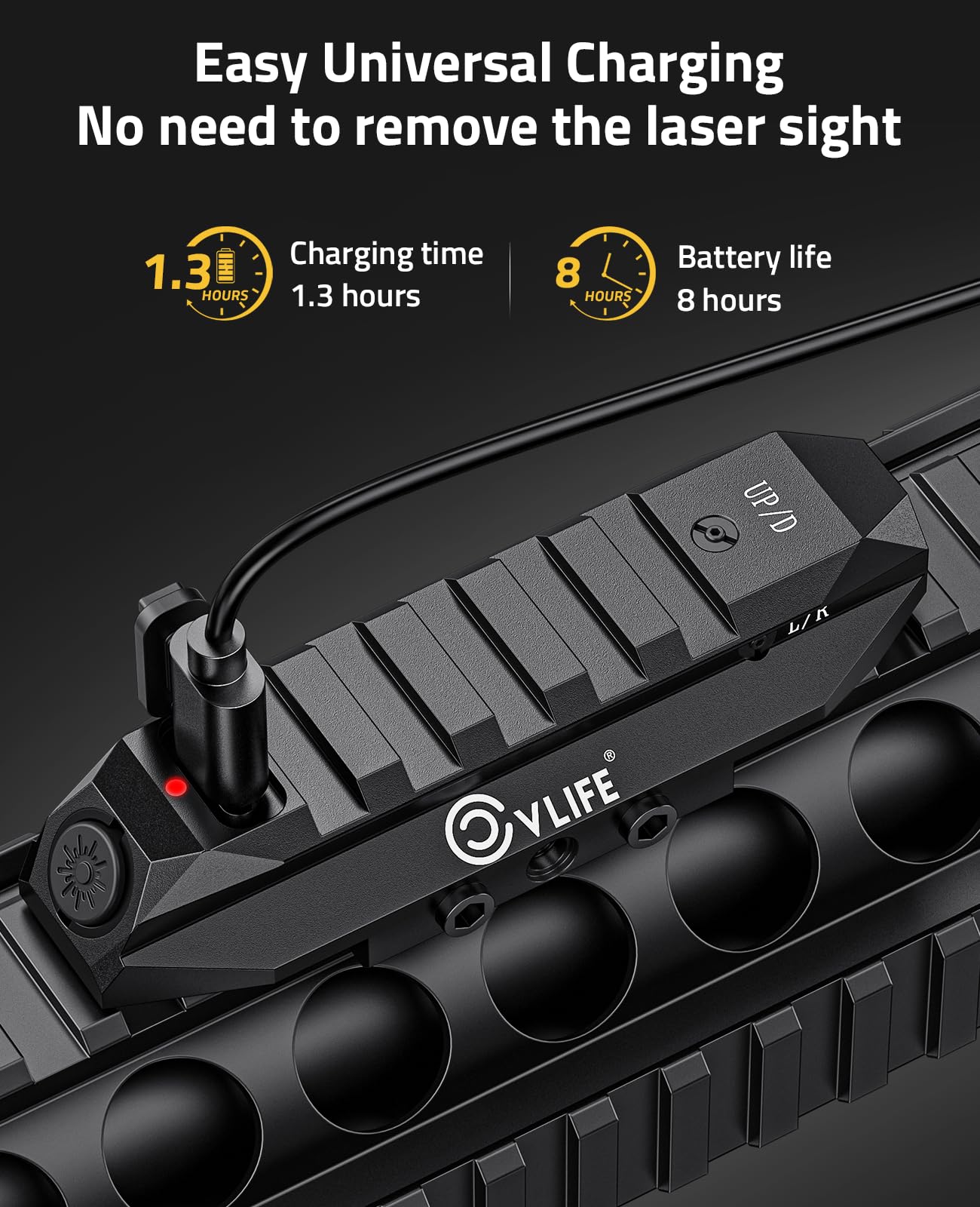 ライフルのためのCVLIFEロープロファイルレーザー視力戦術 - Industrial Laser Gun のレビューと価格
