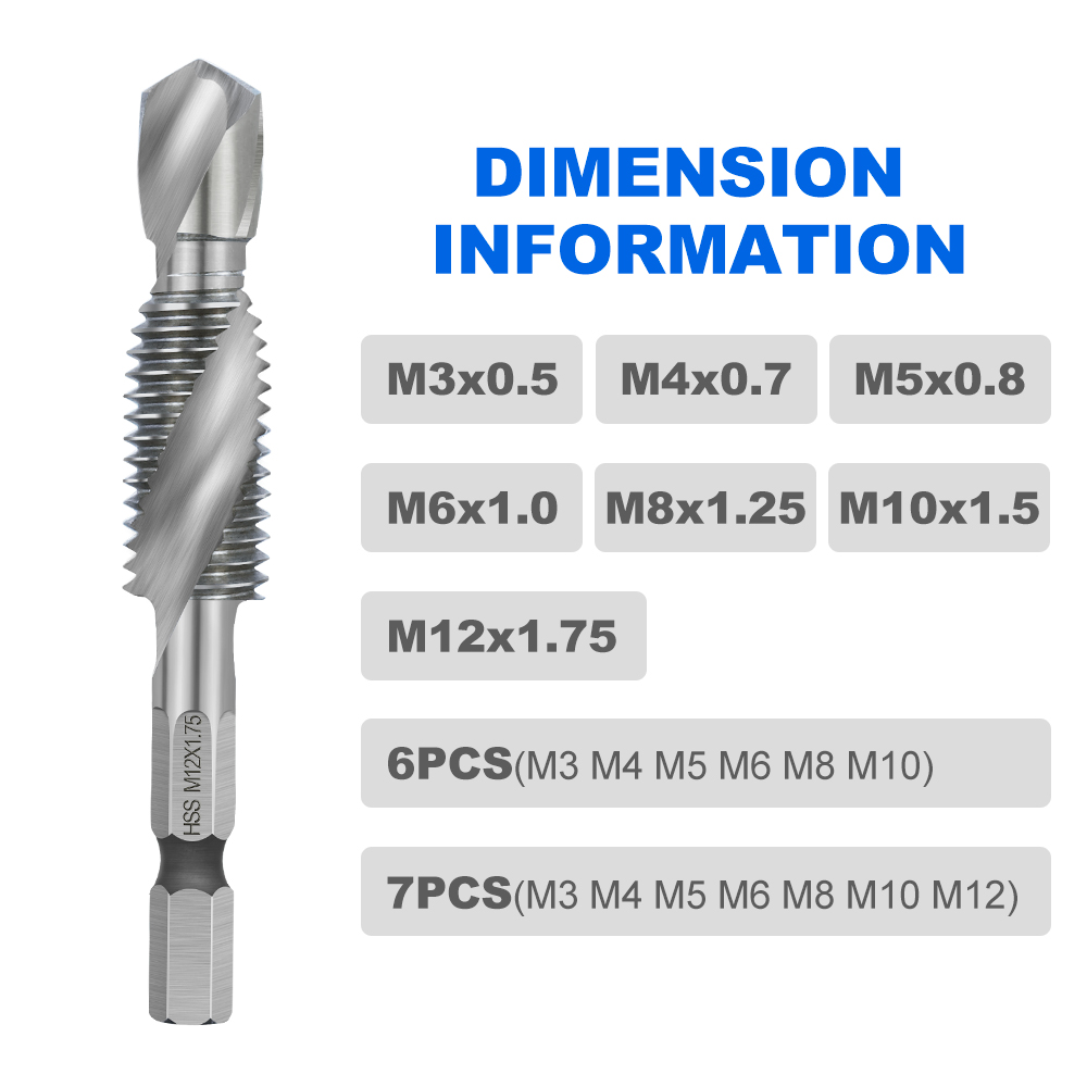 XCAN 六角軸 HSS ねじ切りタップ ドリルビット スパ - Cnc Router Bit のレビューと価格