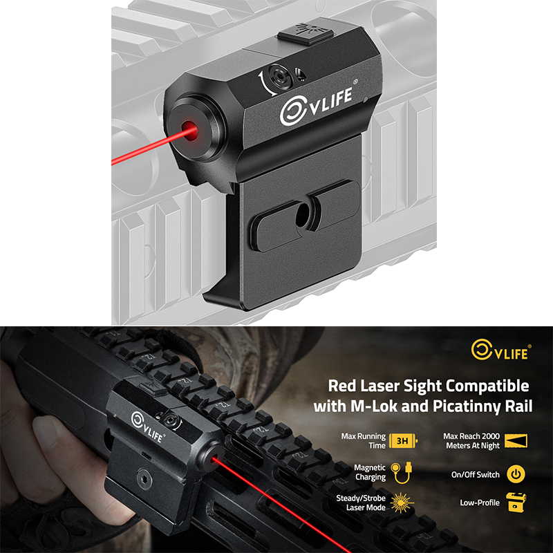 CVLIFE ライフル赤/緑レーザービームサイト ロープロフ - Industrial Laser Gun のレビューと価格