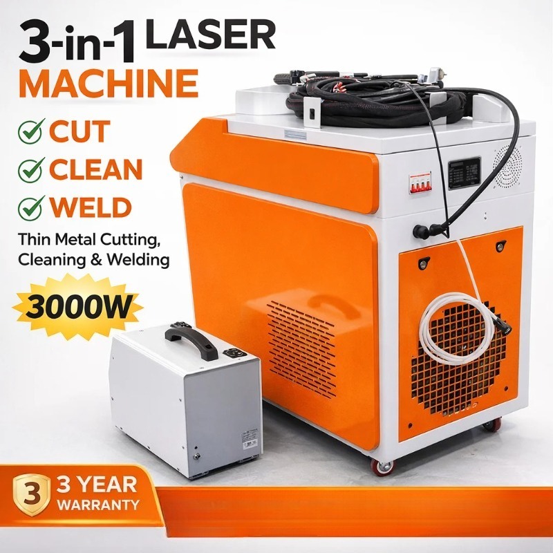 溶接機 3 in 1 レーザー洗浄機 金属工具洗浄用 工業用 - Industrial Laser Welding Machine のレビューと価格