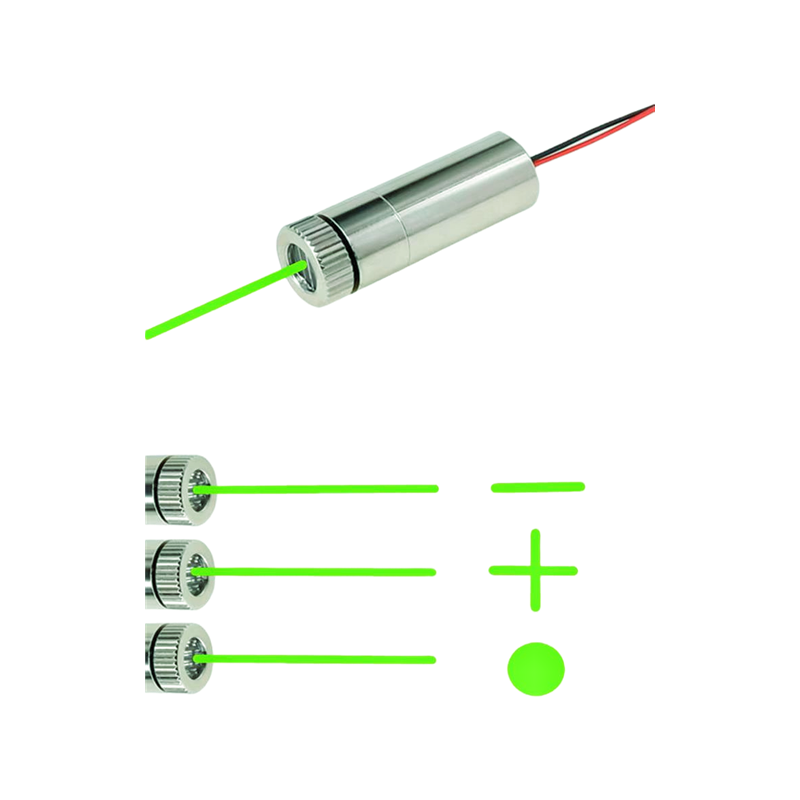 520nm 5mW グリーンポイントラインクロスレーザーモジ - Industrial Laser Line Generator のレビューと価格