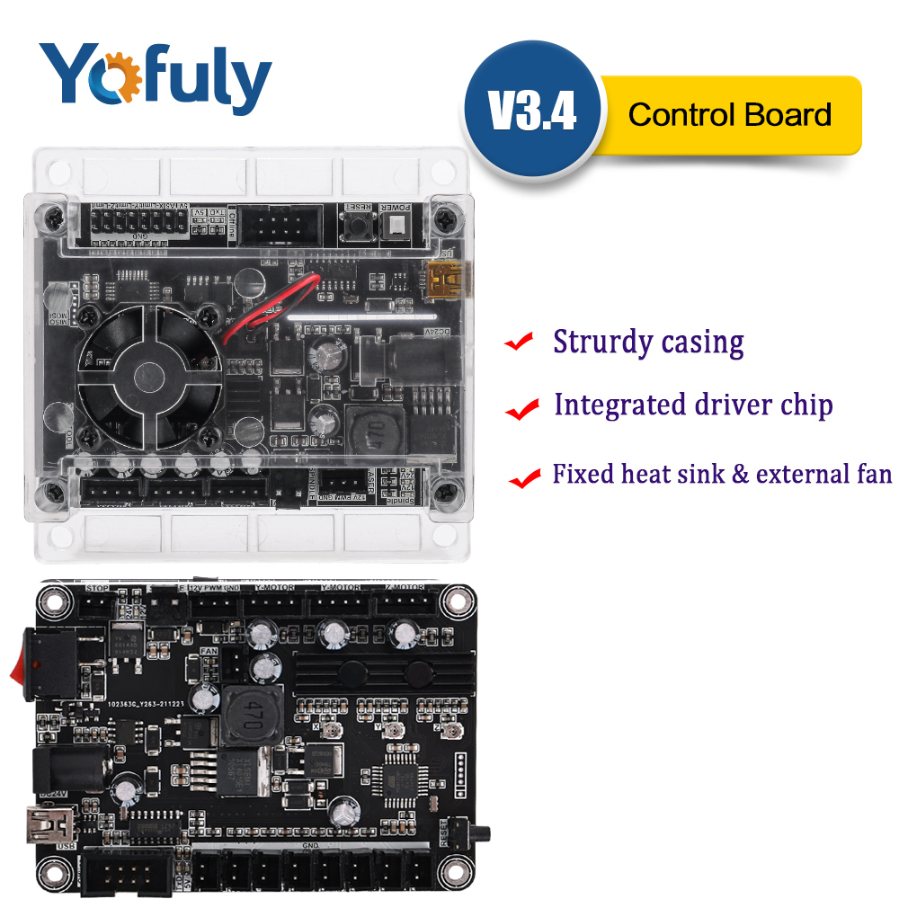 Grbl 1.1 usbポートcnc彫刻機制御ボード3軸統合 - Industrial Laser Sensor のレビューと価格