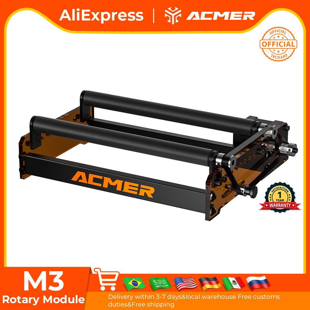 ACMER M3 レーザーロータリーローラー 360 °   - Industrial Laser Equipment のレビューと価格