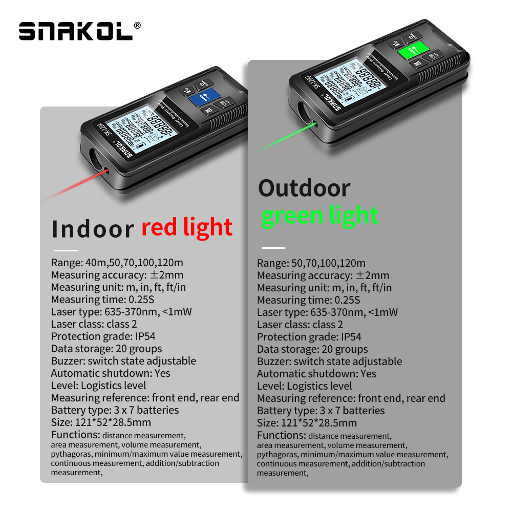 Snakol レーザー距離計 40 メートル 50 メートル - Industrial Laser Sensor のレビューと価格