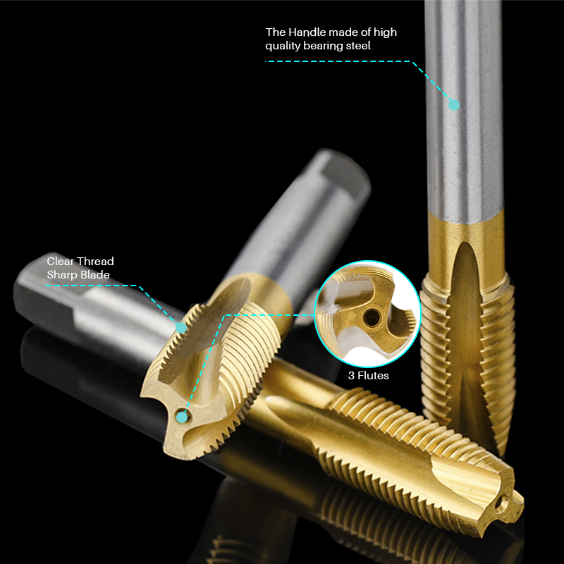 XCAN スレッドタップ チタンコーティングされたマシンプラ - Cnc Router Bit のレビューと価格