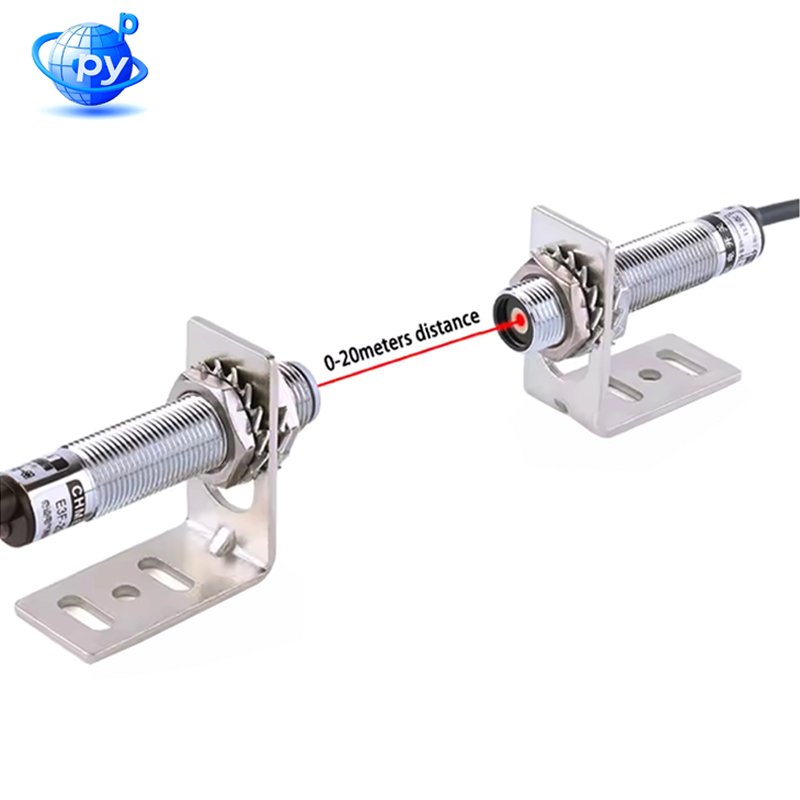 産業用20Mレーザー光電センサースイッチ、対向型M12コネク - Industrial Laser Types のレビューと価格