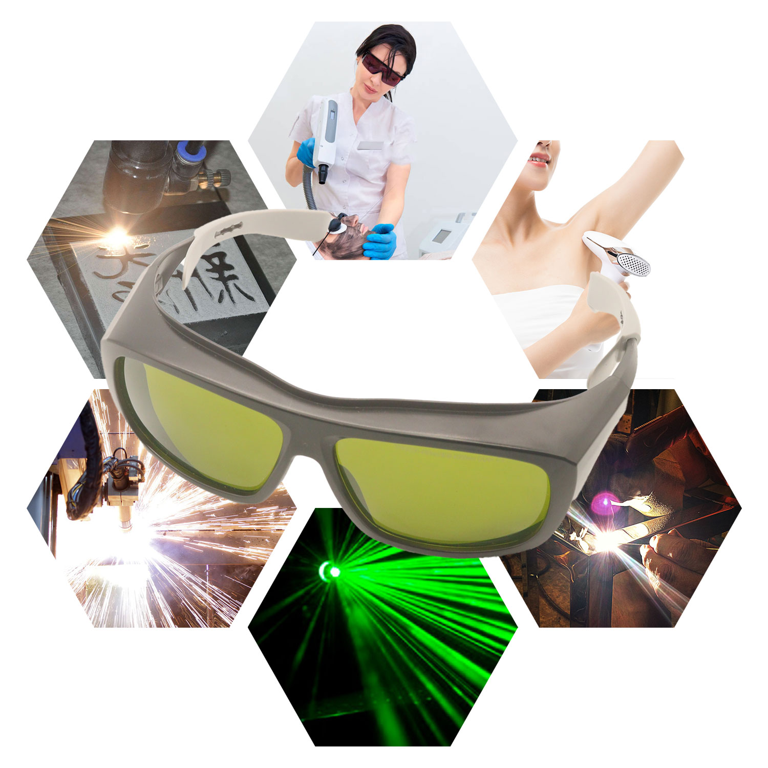 脱毛用レーザー保護メガネ、溶接ゴーグル、目の安全性、放射線メ - Laser Safety Goggles のレビューと価格