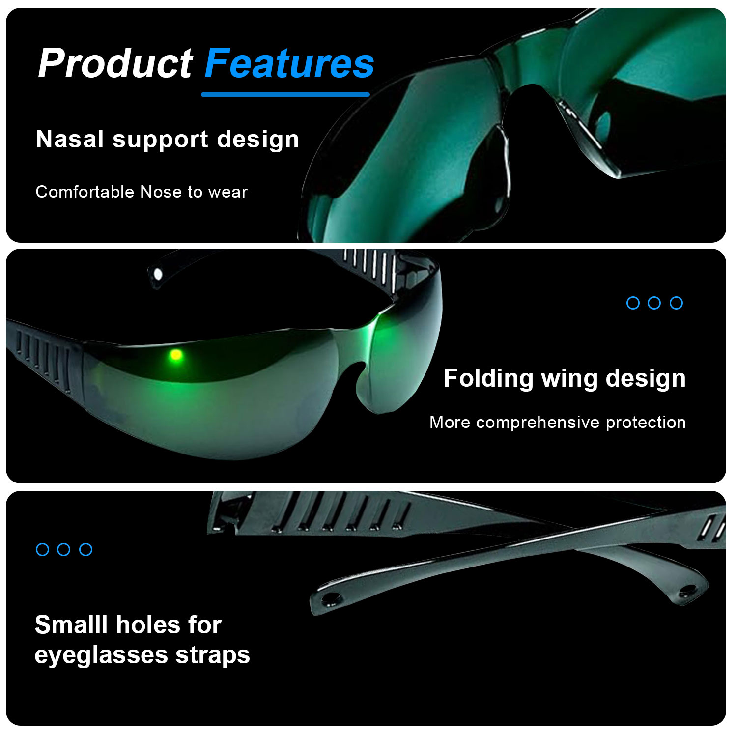 放射線防護メガネ,UV安全赤外線レーザーレンズ,美容液,溶接 - Laser Safety Goggles のレビューと価格