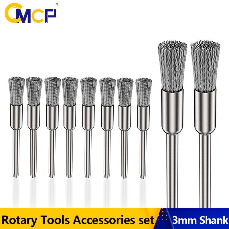 CMCP 鋼線ホイールブラシセット 3.0 ミリメートルシャ - Cnc Router Bit のレビューと価格