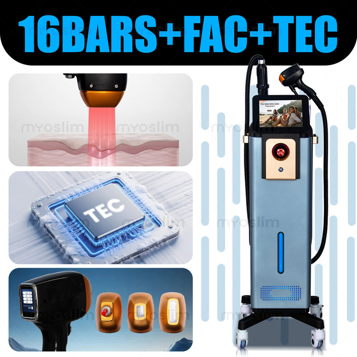 プロフェッショナル6000Wダイオード4波長755 808  - Industrial Laser Hair Removal Machine のレビューと価格