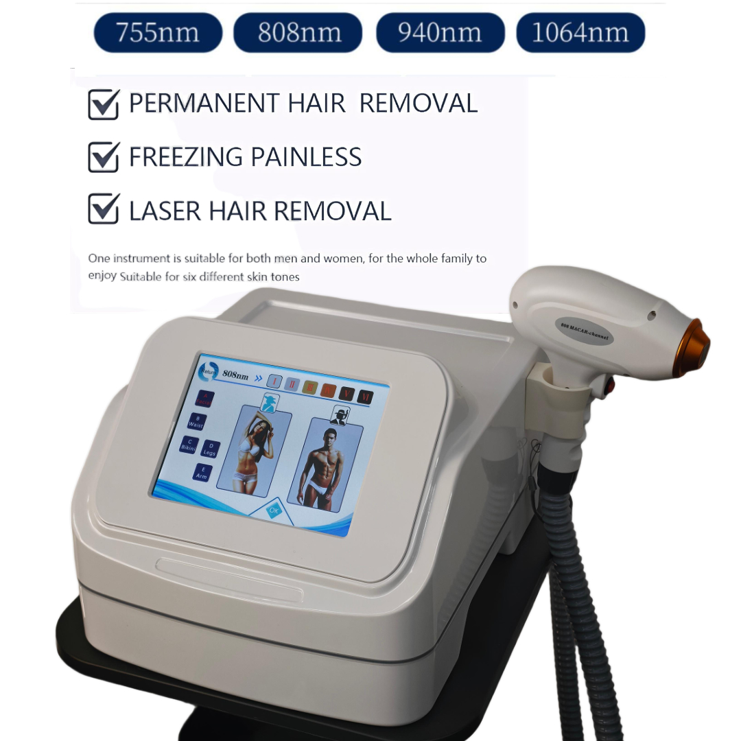 プロ仕様のダイオードレーザー脱毛機 4波長 755/808/ - Industrial Laser Hair Removal Machine のレビューと価格
