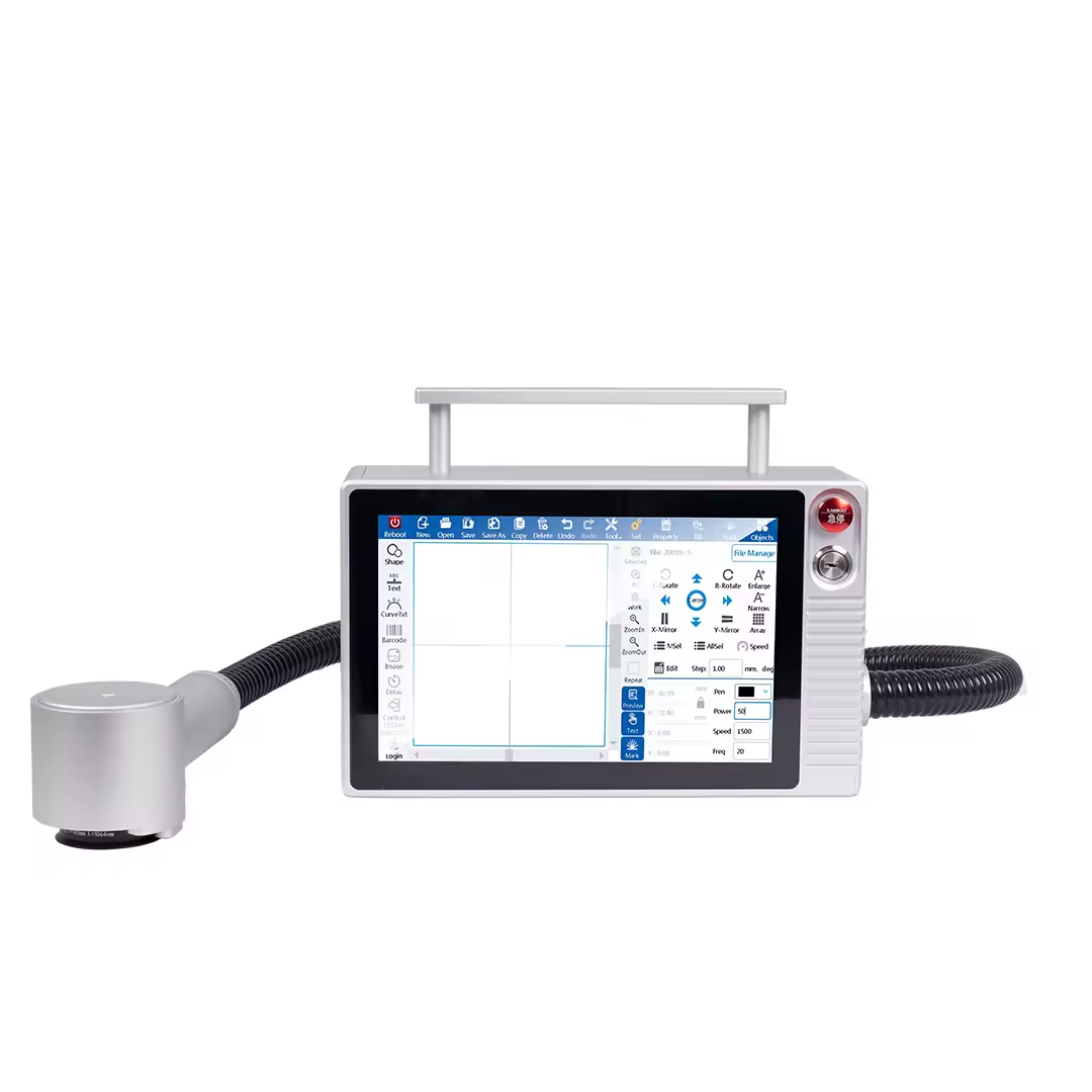 18W空冷式データマトリックスファイバーレーザー彫刻機。DO - Laser Marking Machine のレビューと価格