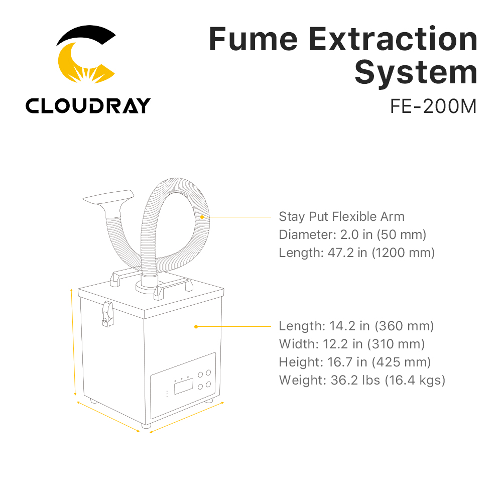 Cloudray Fume Extraction Syste - Laser Marking Machine のレビューと価格
